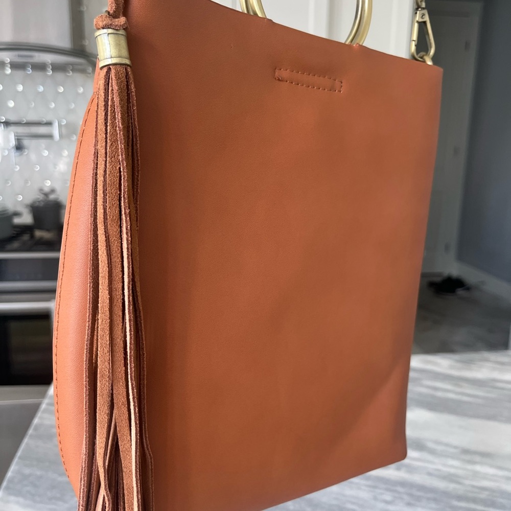 Street Leval rich hippy hand bag cross body in rich Fall Tan colour fall style